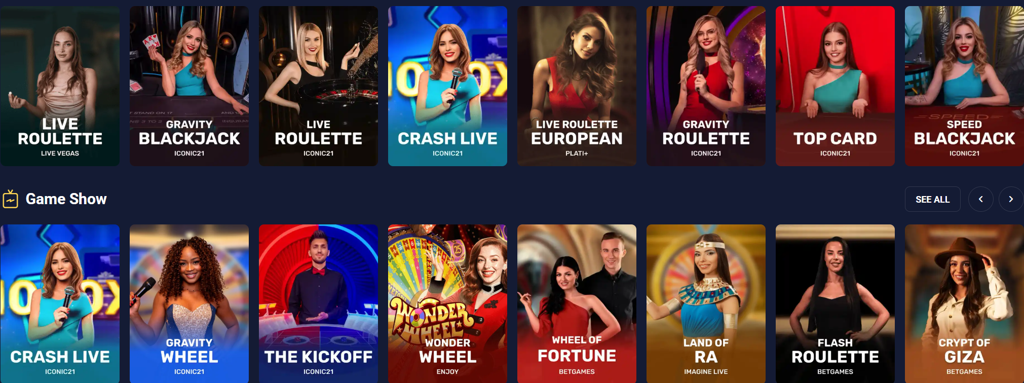 Joo Casino live dealer games